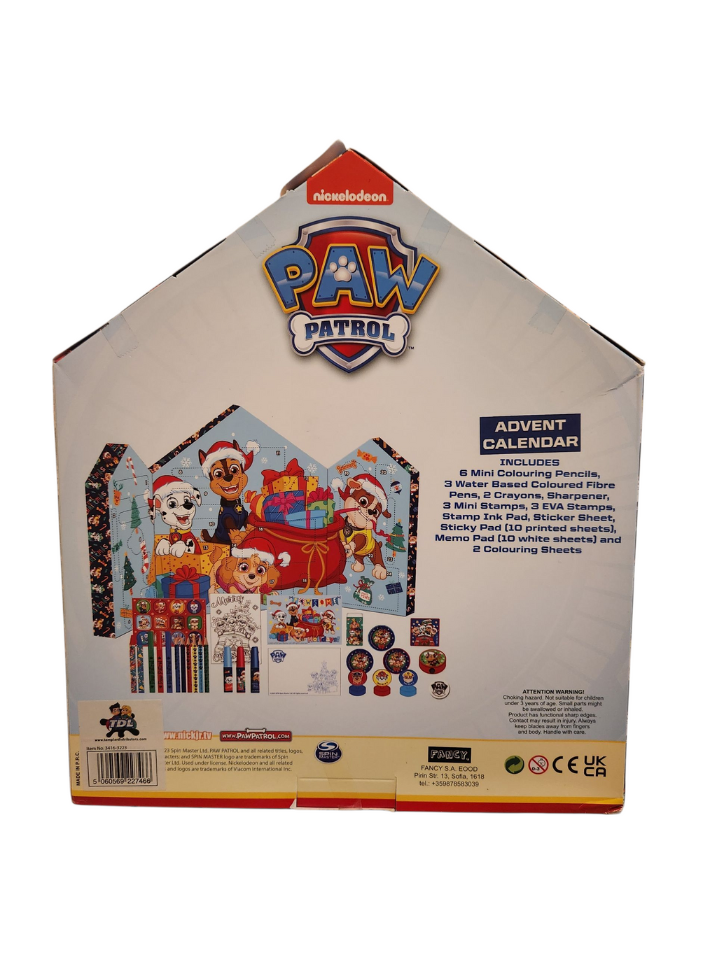 Paw Patrol Christmas Advent Calendar