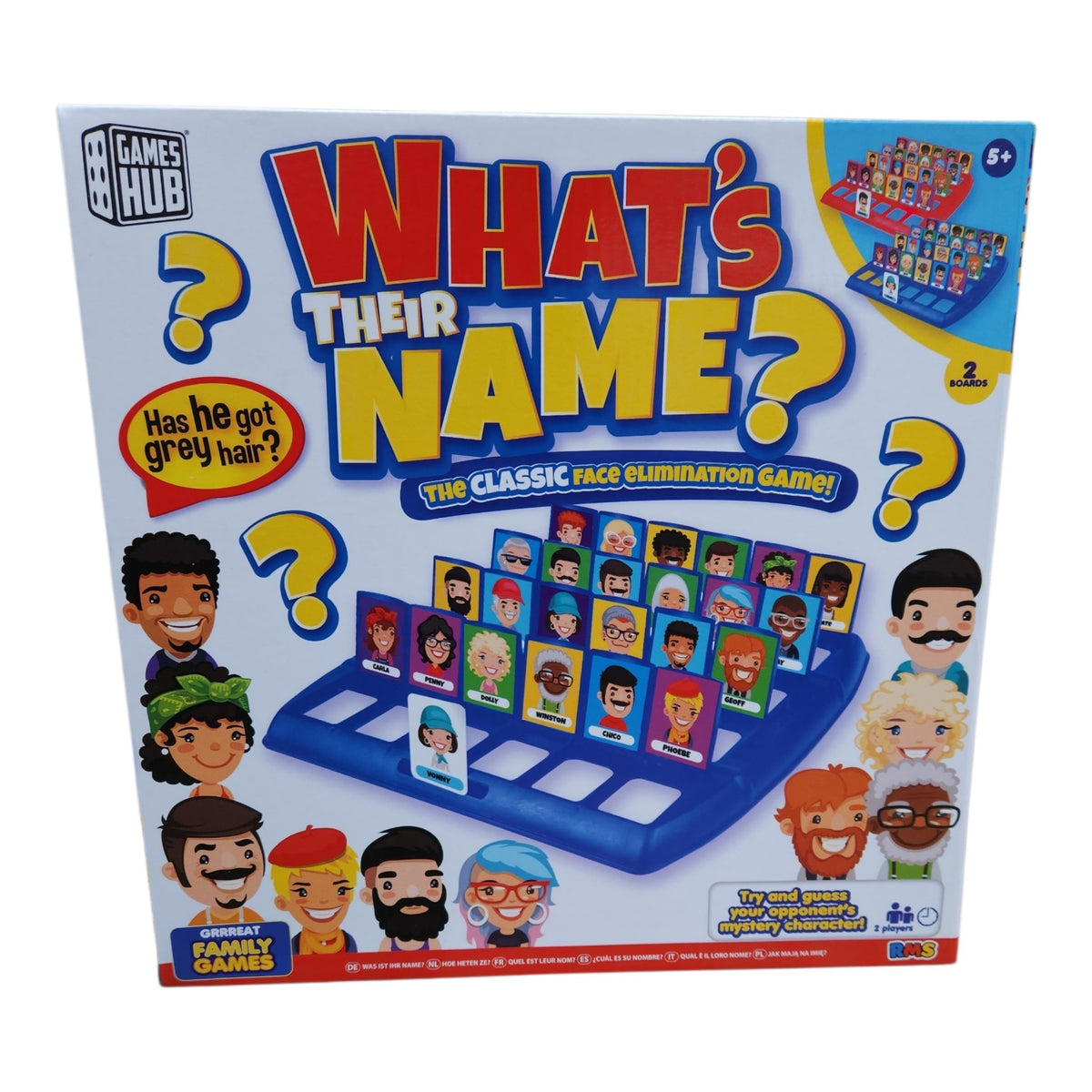What’s Their Name? Board Game