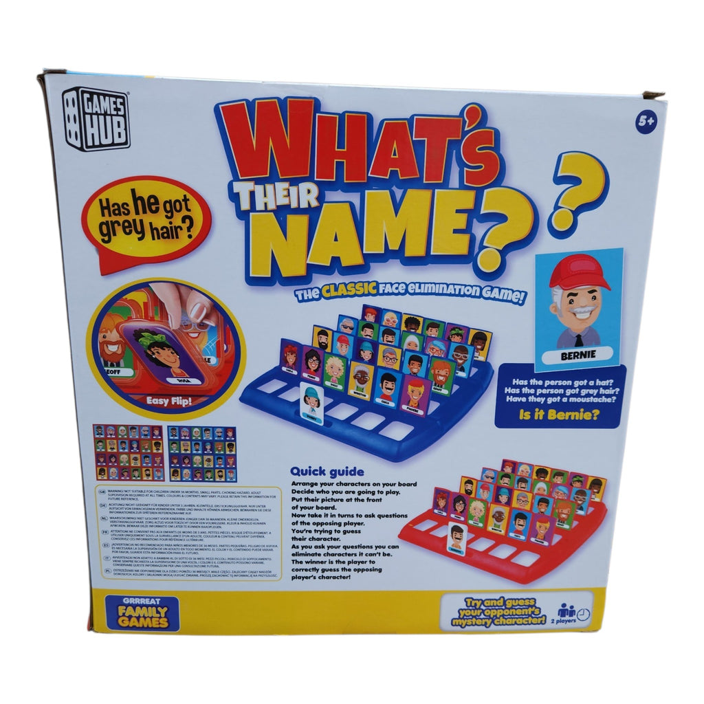 What’s Their Name? Board Game