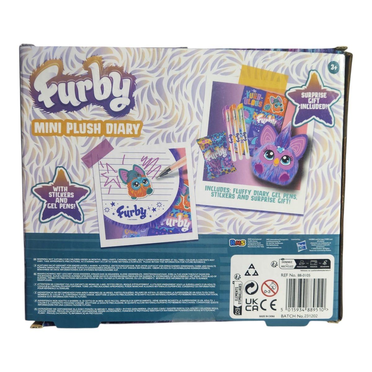 Furby Mini Plush Diary