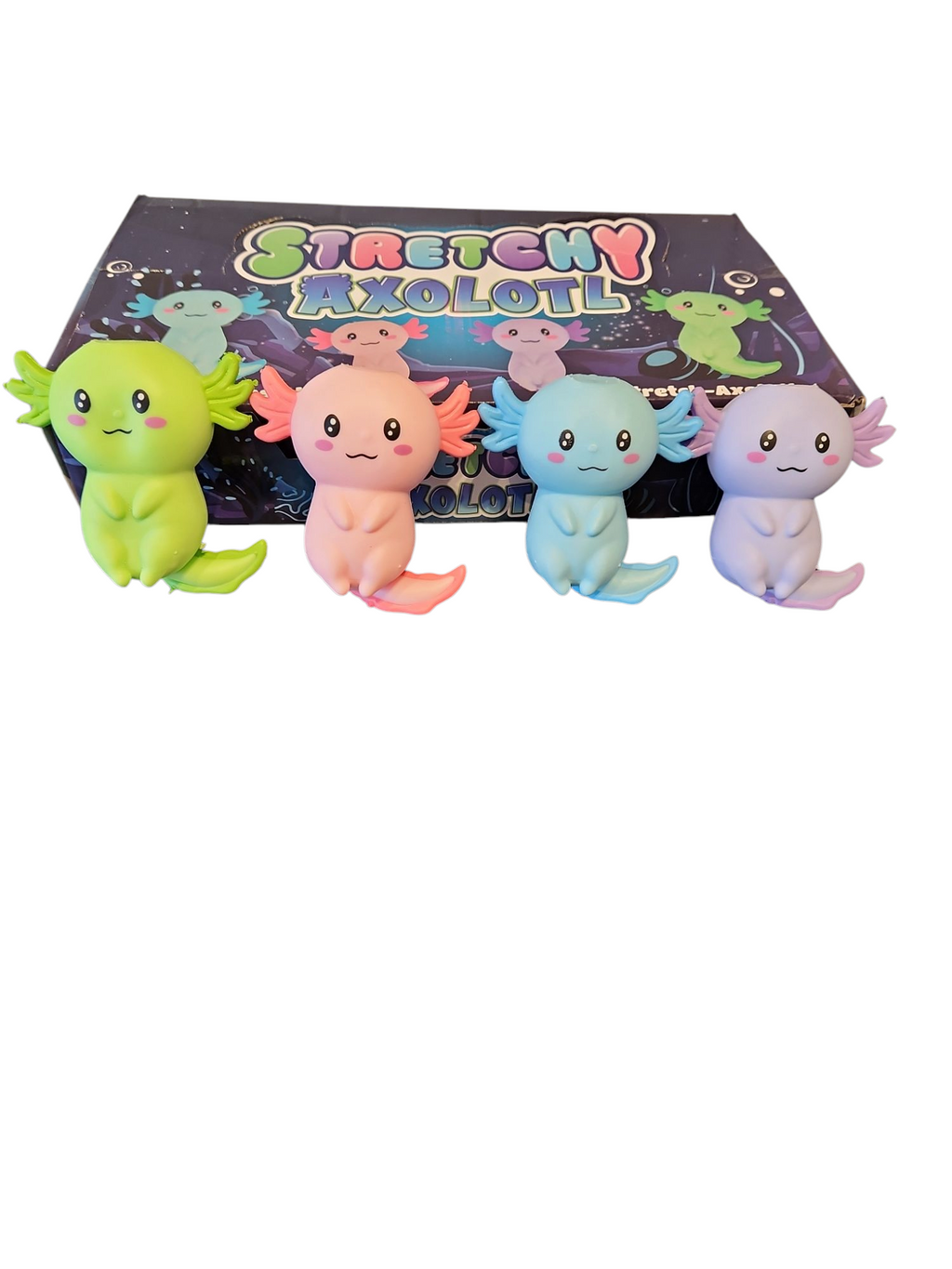 STRETCHY SANDY AXOLOTL -4 COLOURS