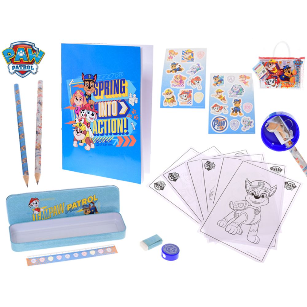 Paw patrol  Stationery Set in Zip Bag with Carry Handle for Kids' Writing & Creating