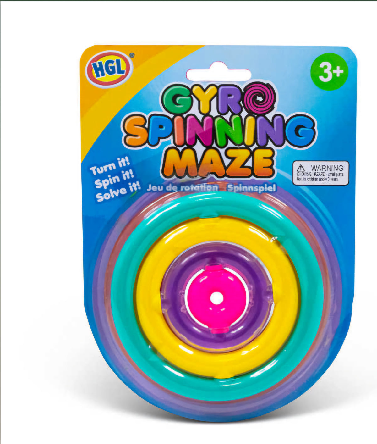 GYRO SPINNING MAZE-TURN IT-  SPIN IT SOLVE IT
