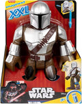 Fisher-Price Imaginext STAR WARS Toy The Mandalorian XXL Figure, 16+ Inch Tall Poseable Character with Launcher for Kids Ages 3+ Years, HXT20
